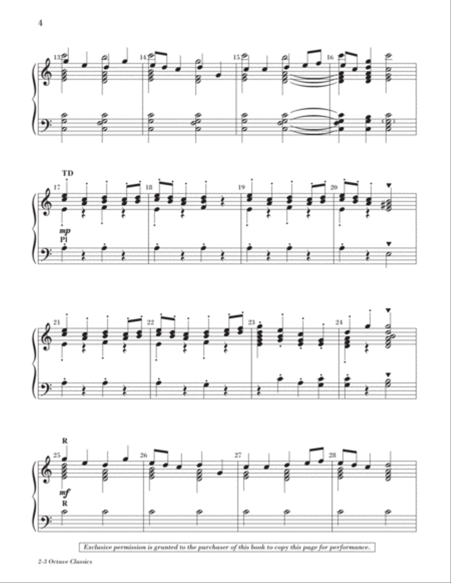 2-3 Octave Classics (Reproducible) 3-Octaves scores gallery preview page 7