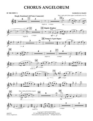 Chorus Angelorum - Bb Trumpet 1