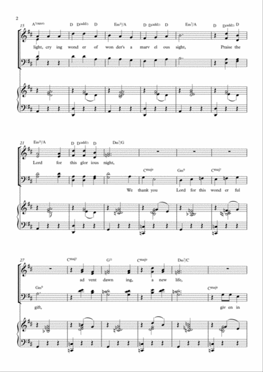 The Gift 4-Part scores gallery preview page 2