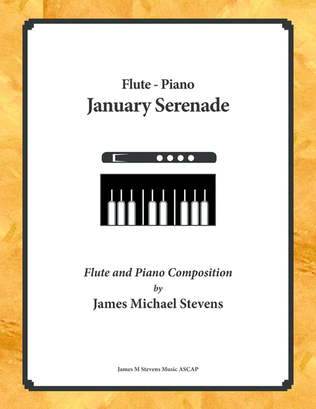 Book cover for January Serenade - Flute & Piano