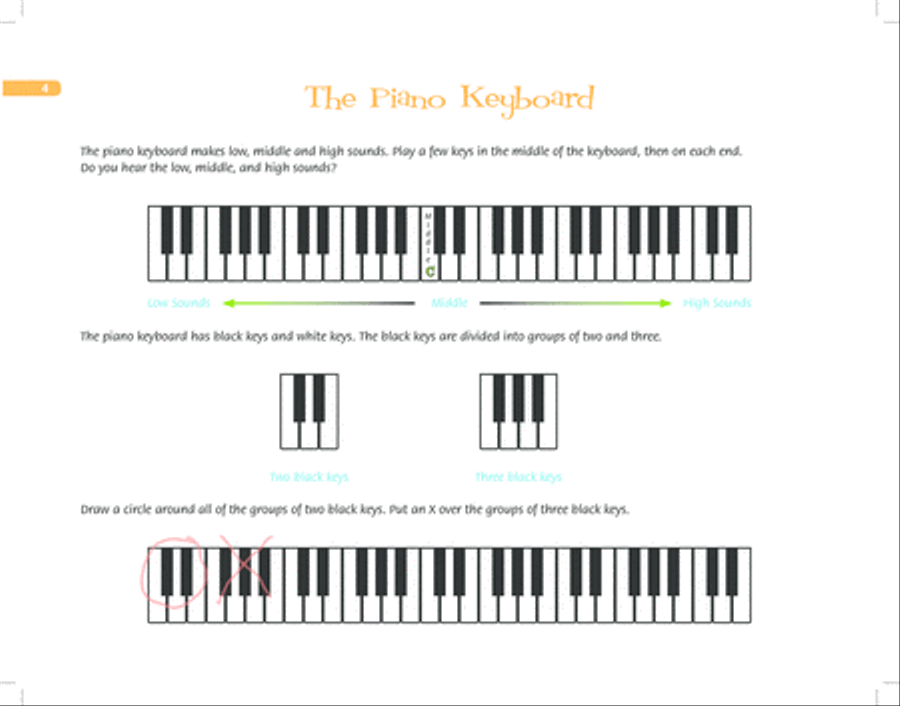 Learning to Play Piano for the Very Young Piano Method scores gallery preview page 5