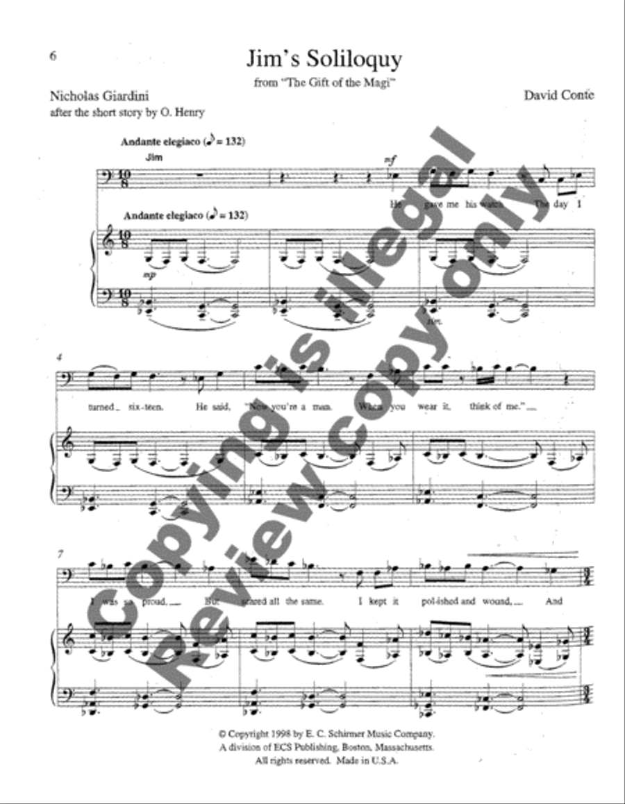 Opera Aria Anthology, Volume 4 (Baritone) Baritone Voice scores gallery preview page 8