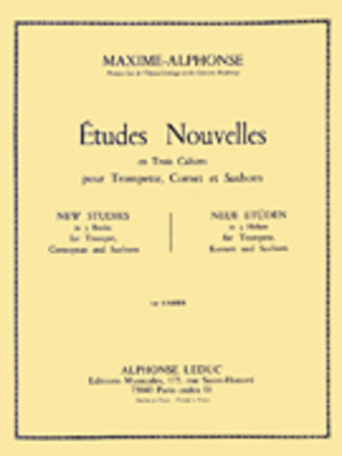 Book cover for Etudes Nouvelles - Volume 1
