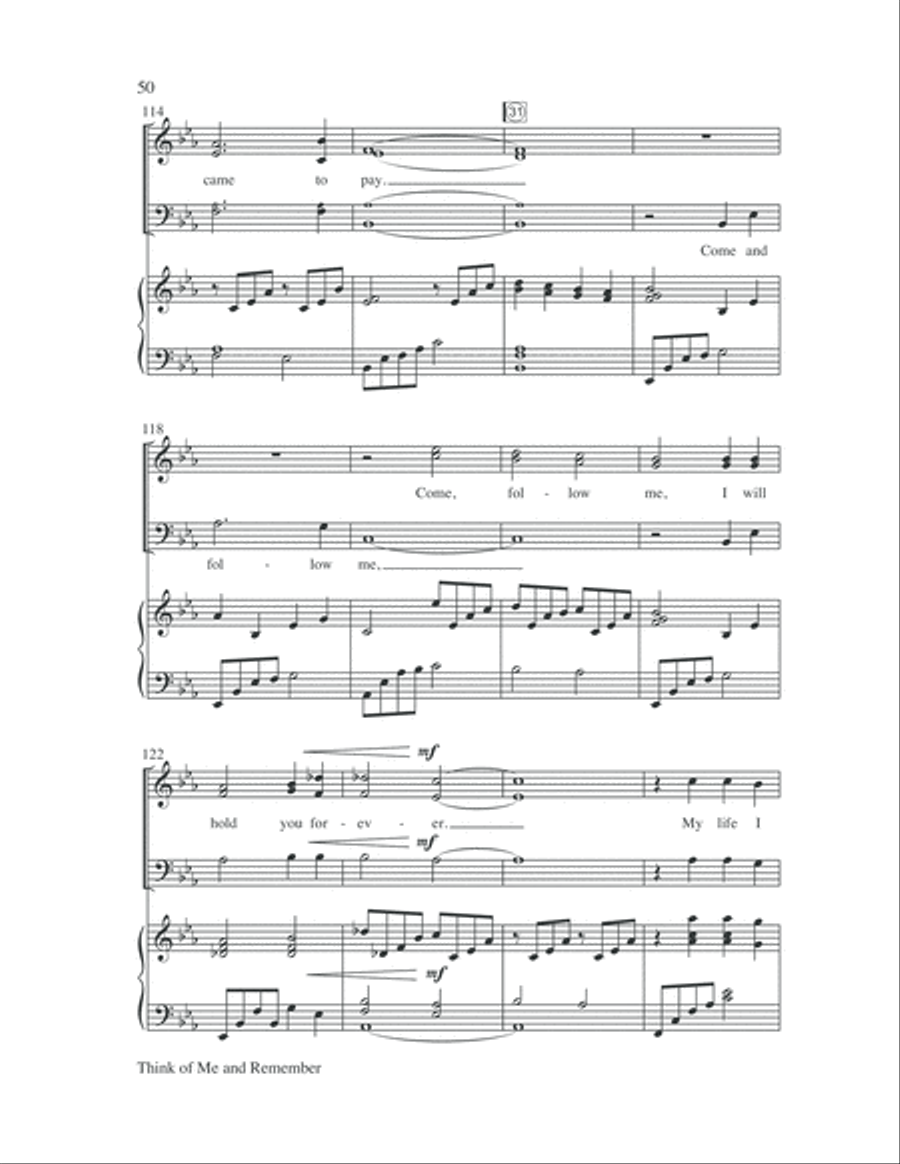 The Seven Last Days 4-Part scores gallery preview page 54