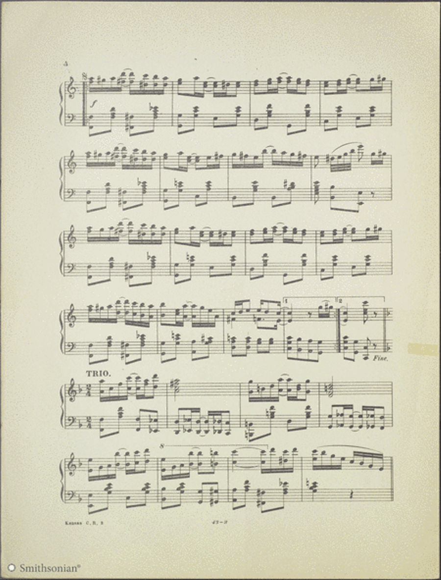 Kansas City Rag Piano Solo scores gallery preview page 4