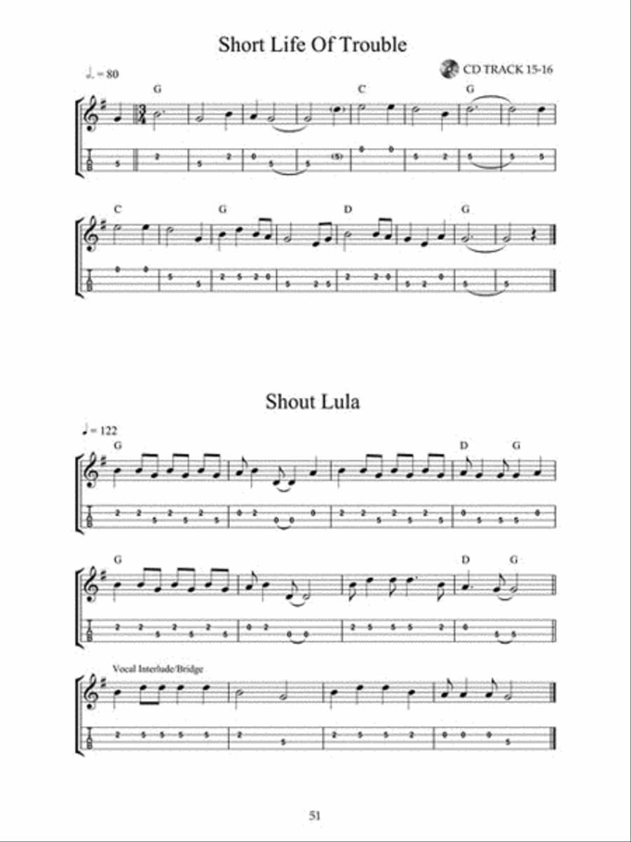 Old Time String Band Music for Mandolin Mandolin scores gallery preview page 6