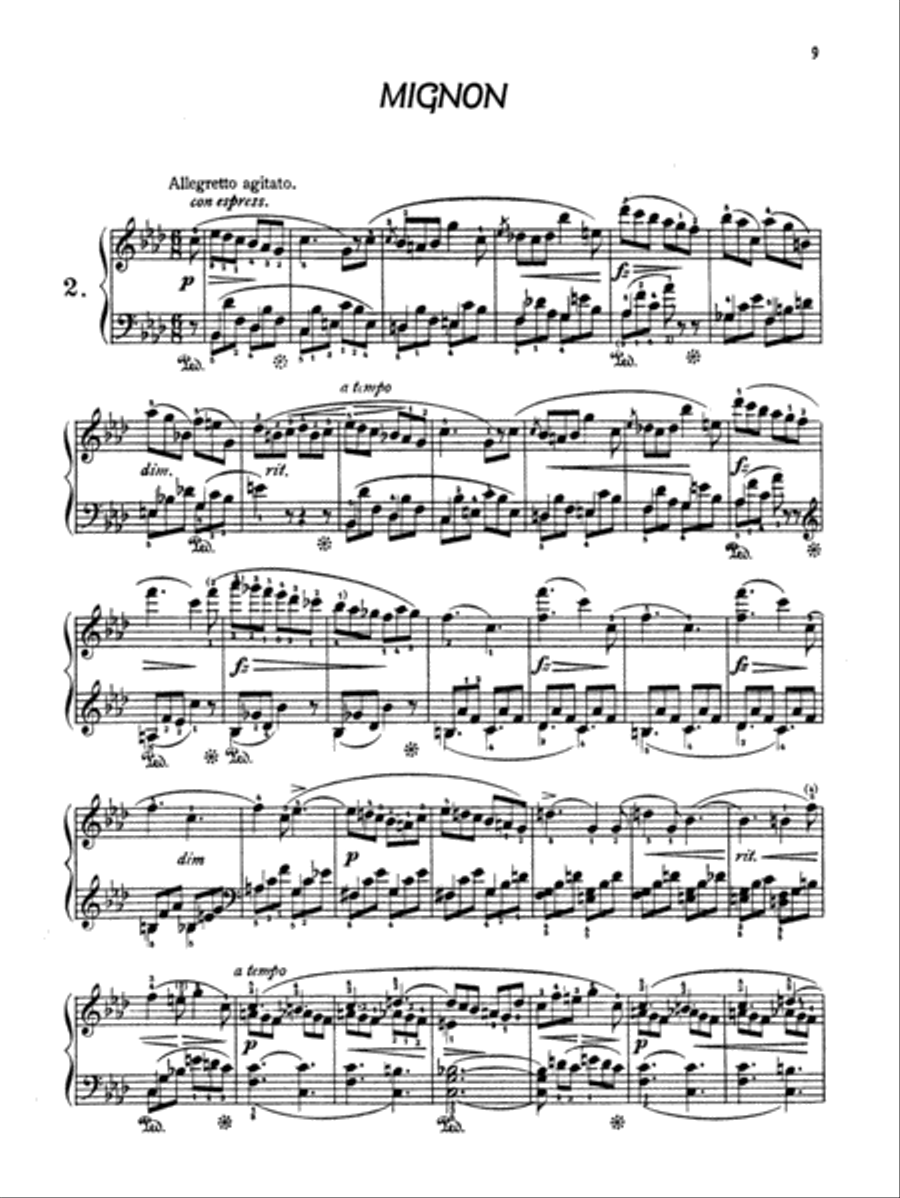 Gade: Fantasy Pieces, Op. 41 Piano Solo scores gallery preview page 1