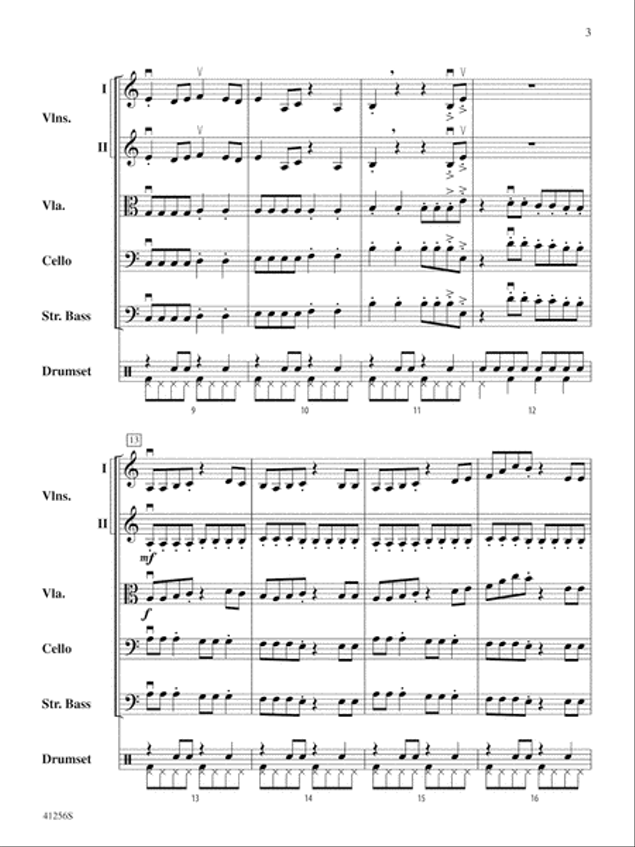 Zuma Breakers: Score Zuma Breakers: Score String Orchestra scores gallery preview page 3