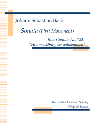 Sonata from Cantata No.182, for piano solo