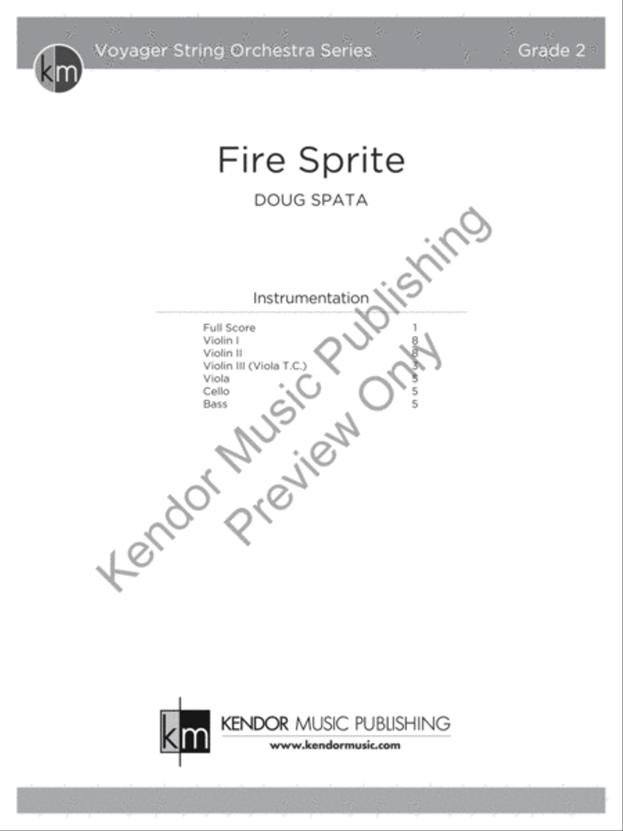 Fire Sprite Fire Sprite String Orchestra scores gallery preview page 2