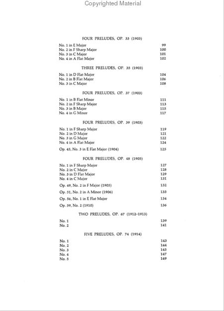 The Complete Preludes And Etudes For Pianoforte Solo