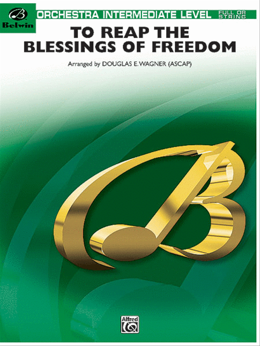 To Reap the Blessings of Freedom Full Orchestra scores gallery preview page 1