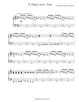 A Happy Jazzy Tune (Piano)