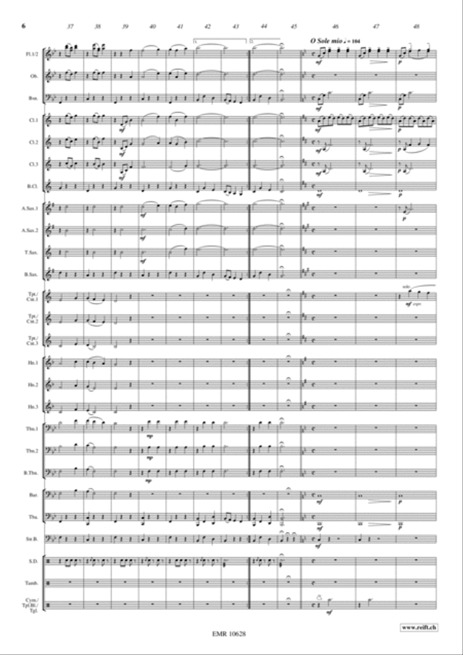 Bella Italia Bella Italia Concert Band scores gallery preview page 7