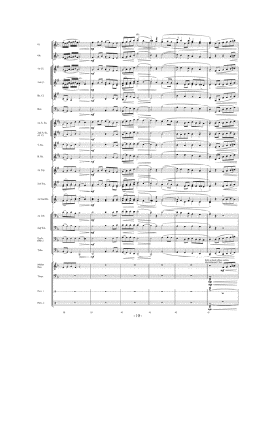 Whither Must I Wander? Concert Band scores gallery preview page 9