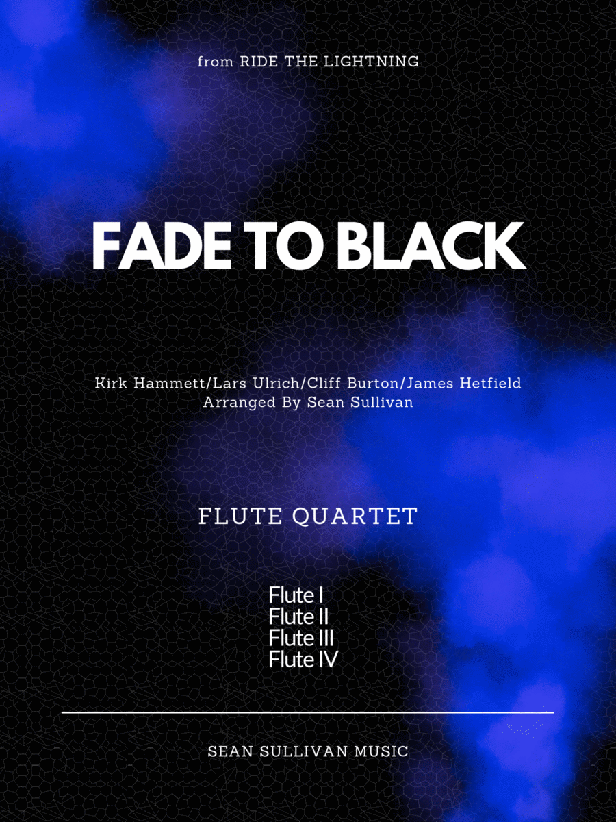 Fade To Black Flute Quartet scores gallery preview page 1
