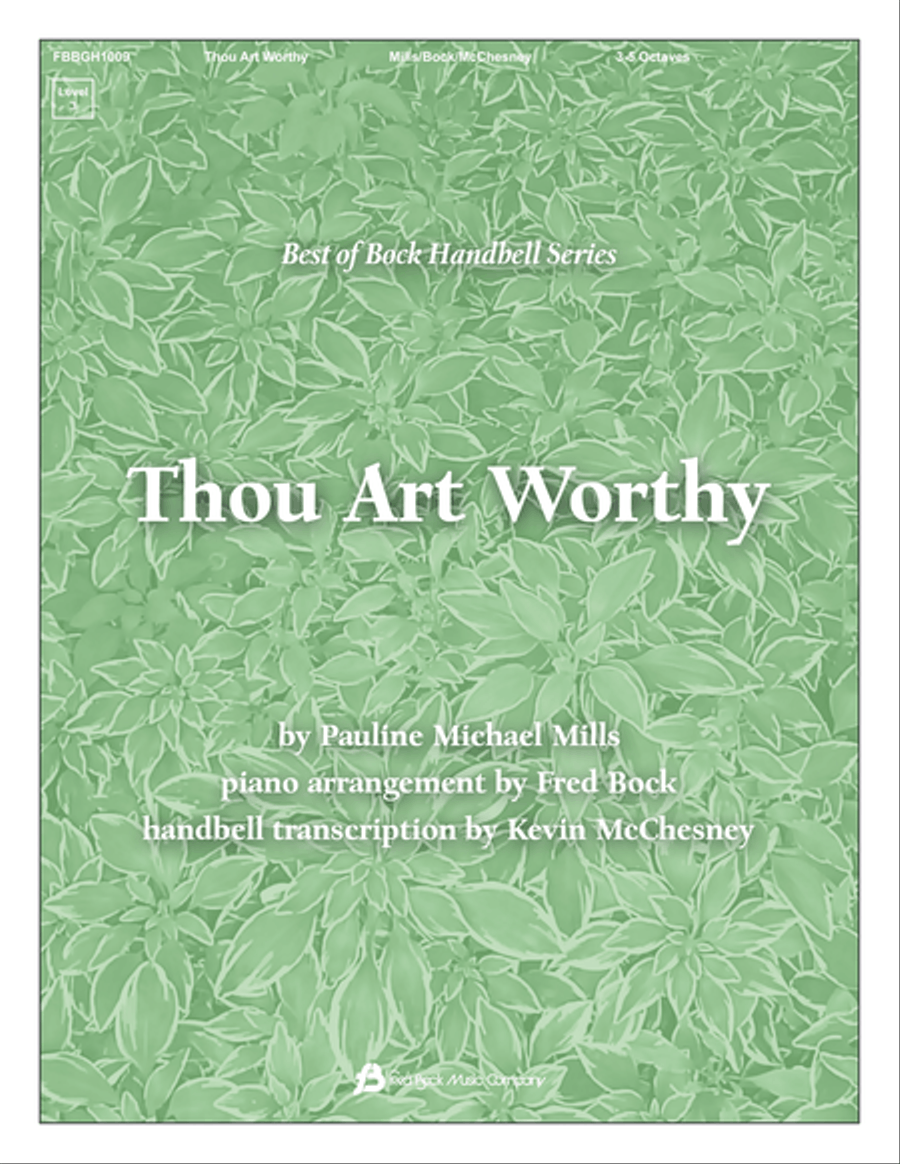 Book cover for Thou Art Worthy