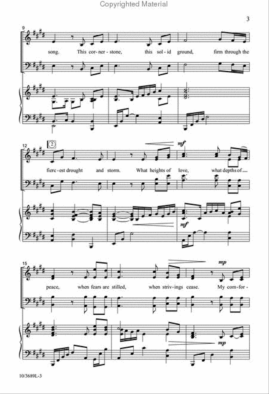 In Christ Alone In Christ Alone 4-Part scores gallery preview page 3