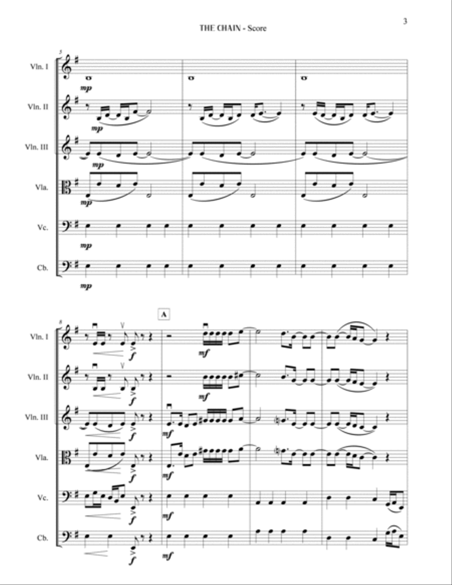 The Chain String Orchestra scores gallery preview page 3