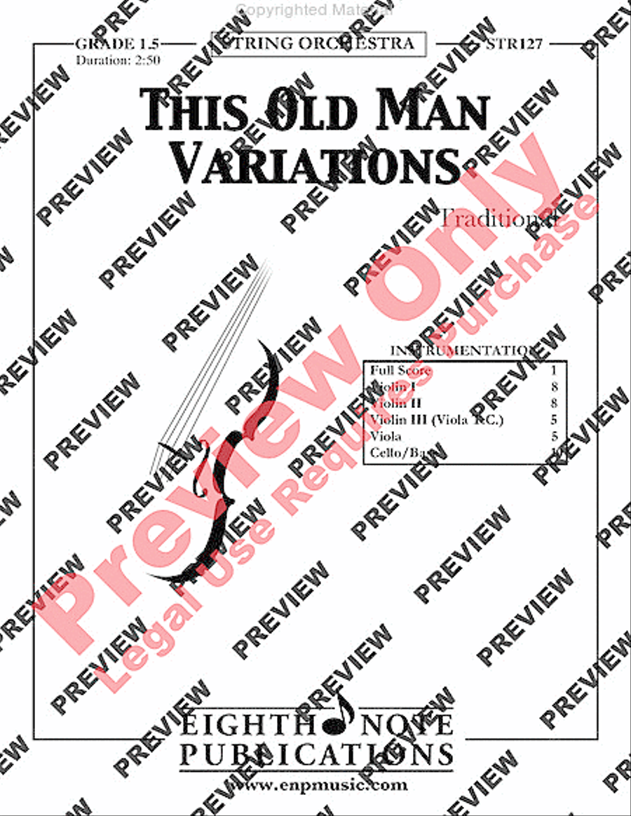 This Old Man Variations This Old Man Variations String Orchestra scores gallery preview page 2