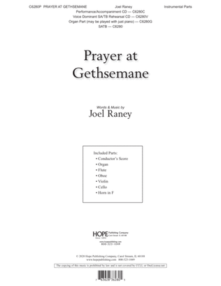 Book cover for Prayer At Gethsemane