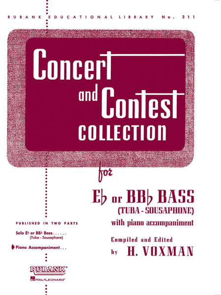 Concert and Contest Collections  - Tuba (Piano Accompaniment Part)