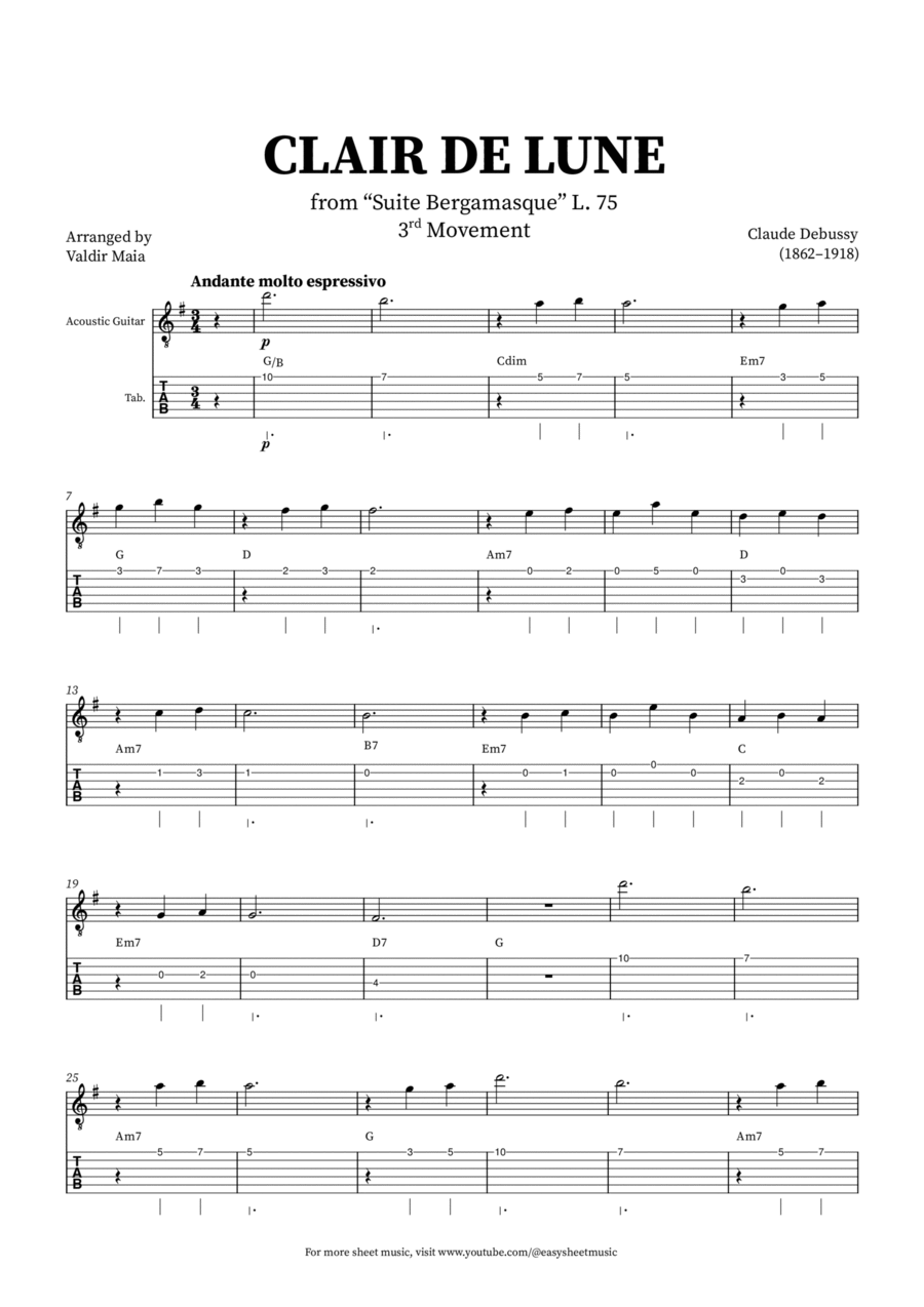 Debussy guitar new arrivals