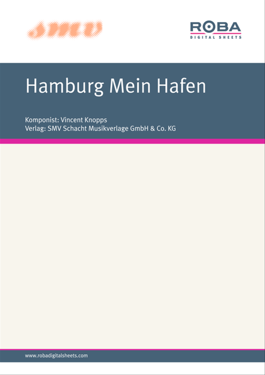 Hamburg Mein Hafen Piano, Vocal scores gallery preview page 1