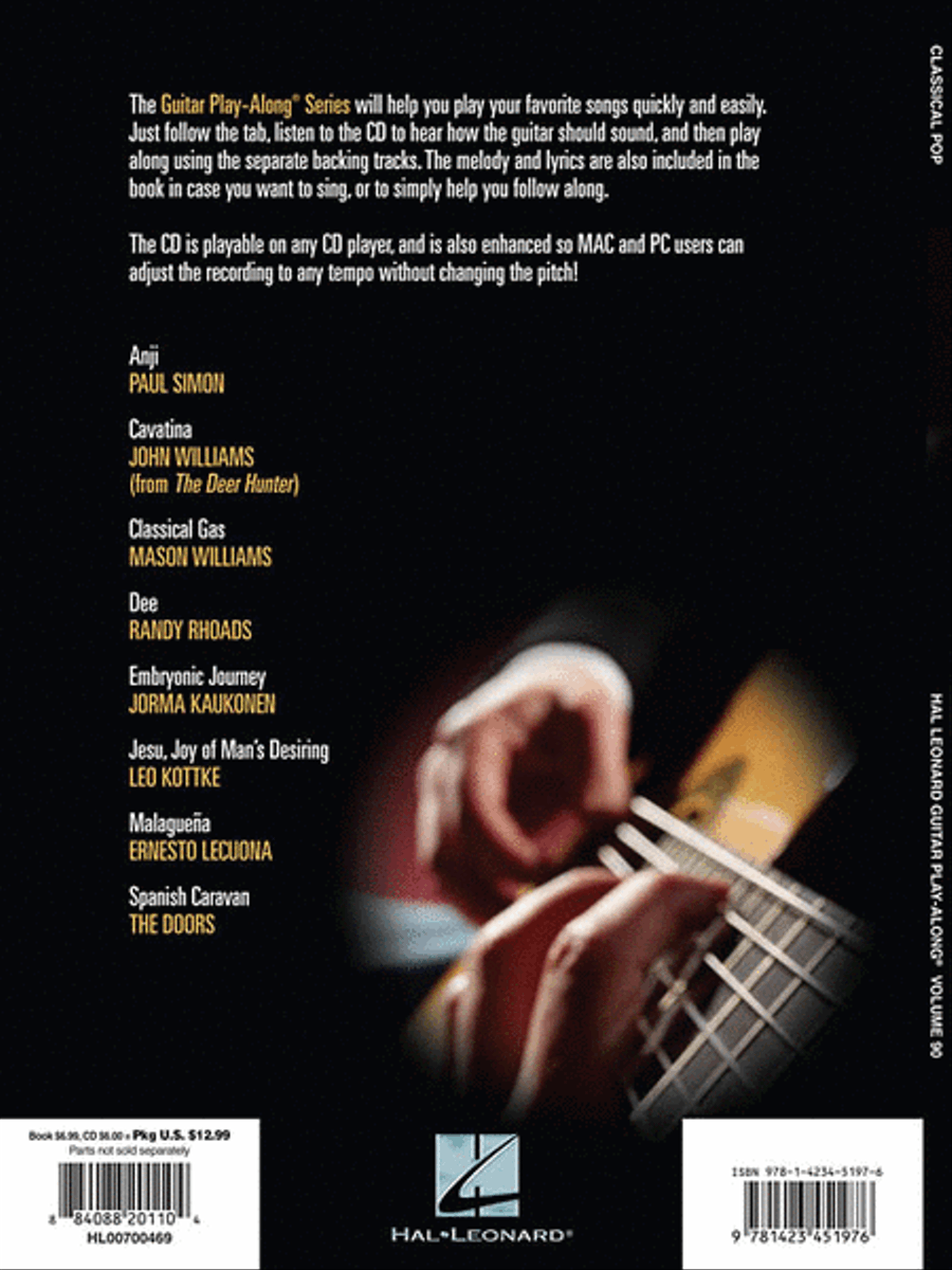 Classical Pop Acoustic Guitar scores gallery preview page 2