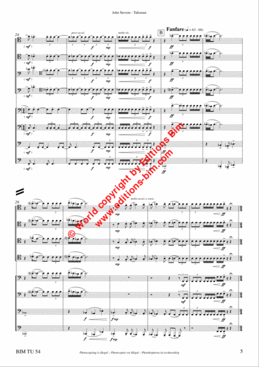 Talisman Talisman Euphonium scores gallery preview page 4