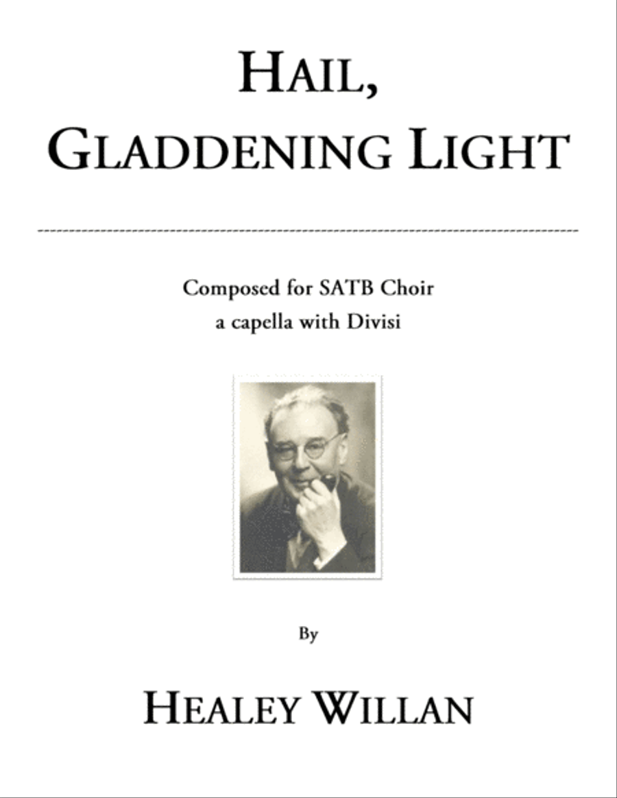 Hail, Gladdening Light 4-Part scores gallery preview page 1
