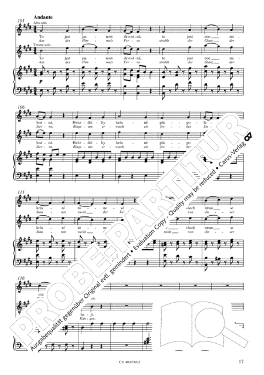 Missa pastoralis bohemica 4-Part scores gallery preview page 18