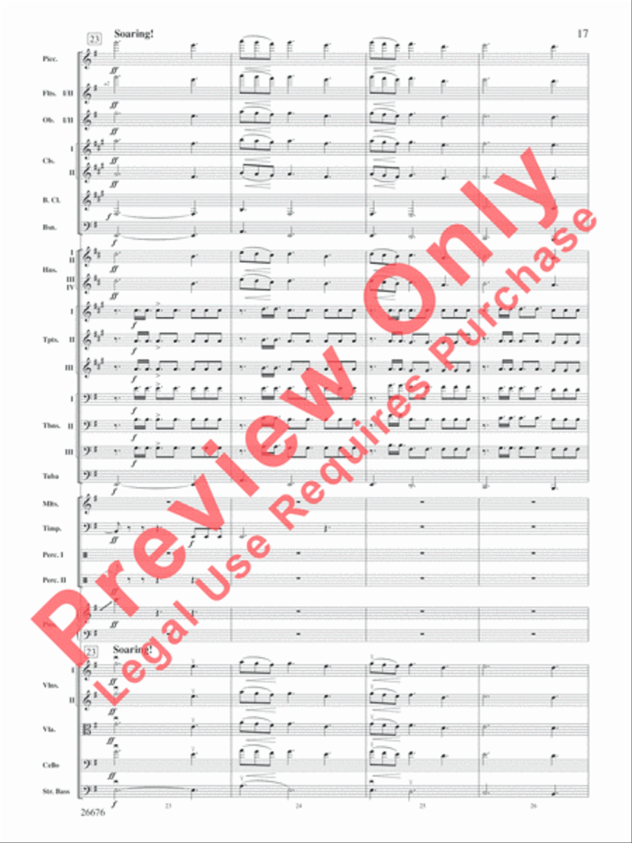 Star Wars Epic -- Part I, Suite from the Full Orchestra scores gallery preview page 18
