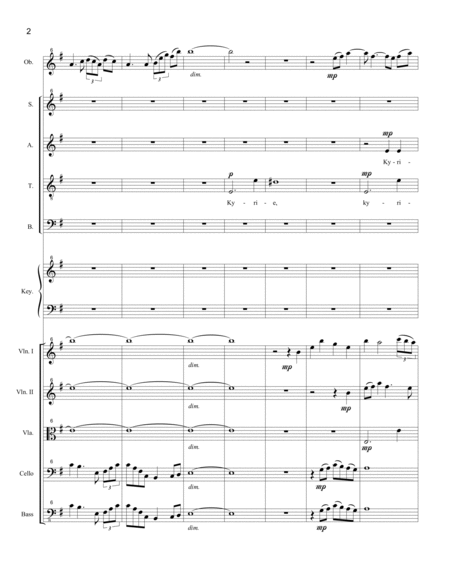 Missa Millennia in Honor of St. Francis - full score (SATB) image number null