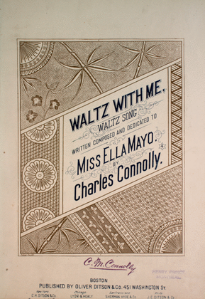 Book cover for Waltz With Me. Waltz Song