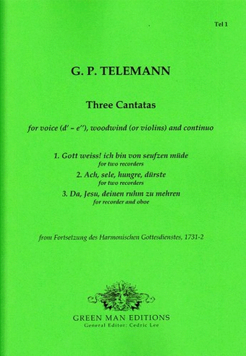 Three Cantatas With Recorders