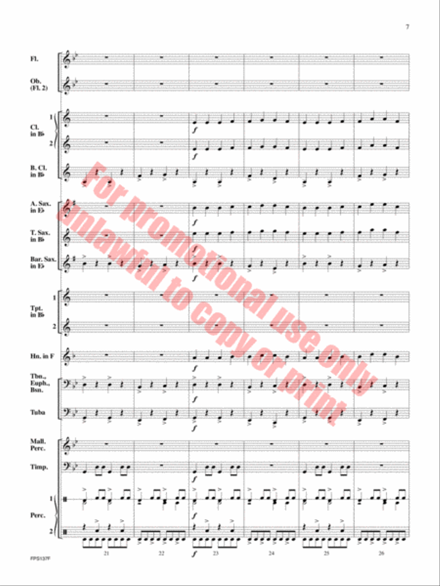 Stryker Concert Band scores gallery preview page 8