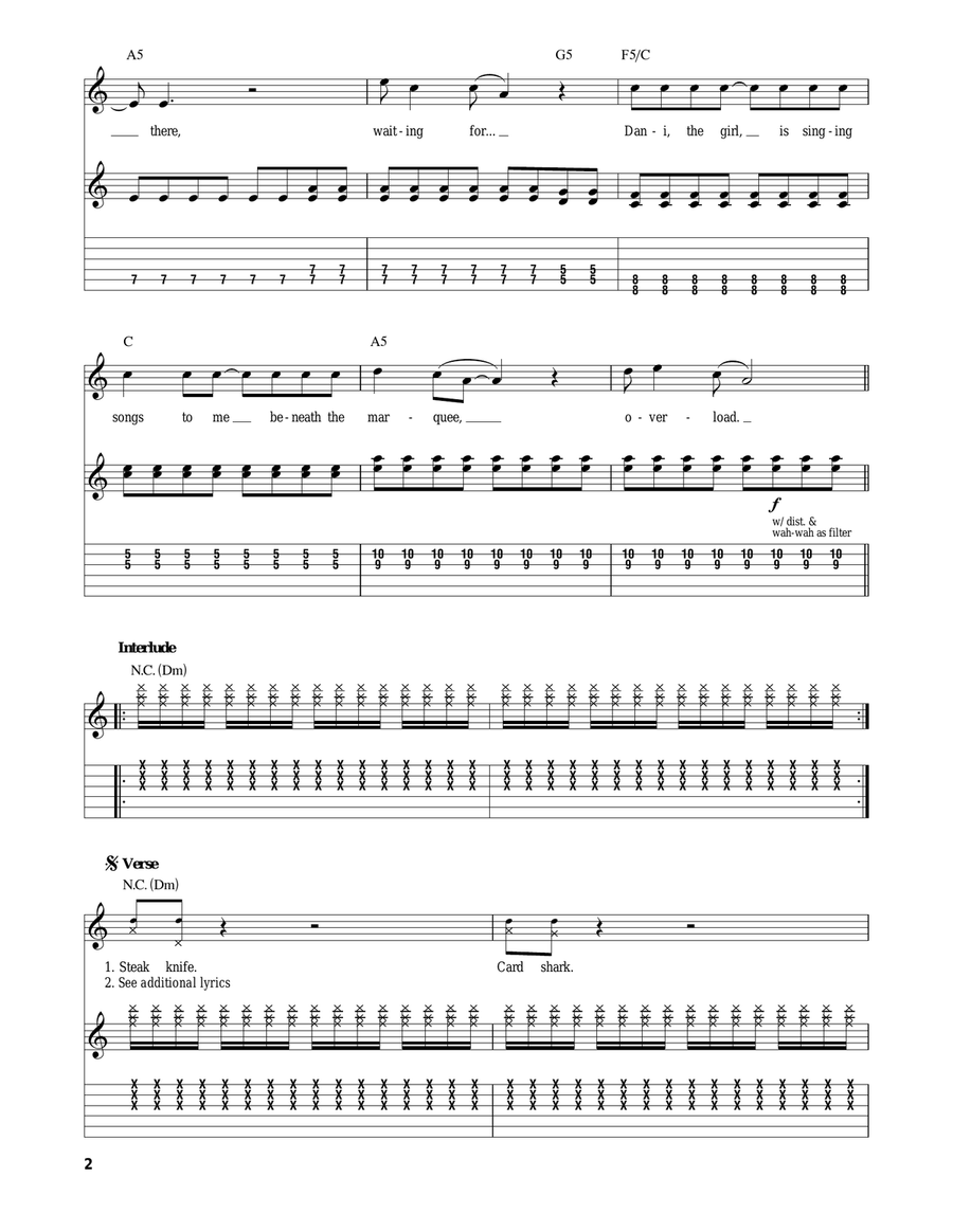 By The Way Acoustic Guitar scores gallery preview page 2