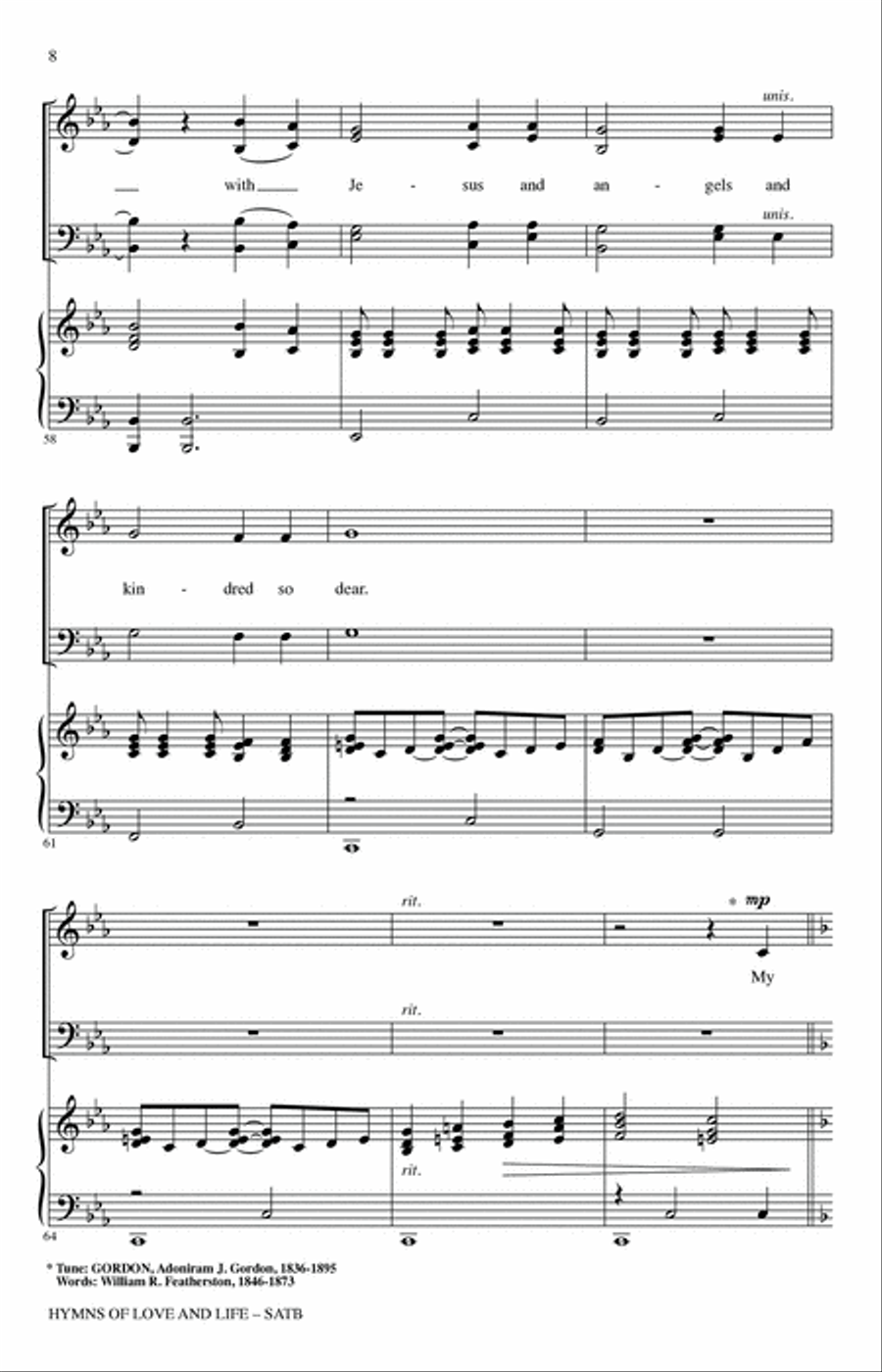 Hymns Of Love And Life Hymns Of Love And Life 4-Part scores gallery preview page 7