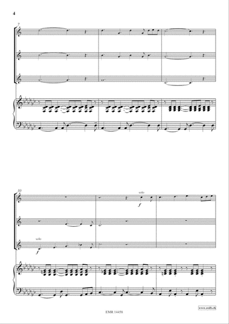 Alphorn Ballad Organ scores gallery preview page 5