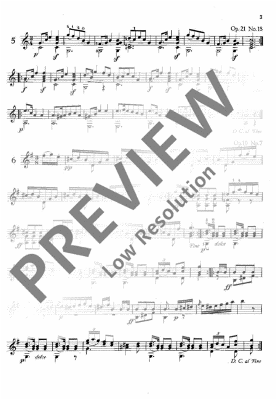20 Ausgewählte Walzer Classical Guitar scores gallery preview page 6