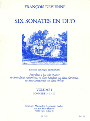 Book cover for 6 Sonates En Duo Vol.1 (miscellaneous)
