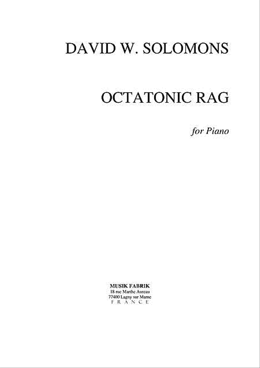 Octatonic Rag Piano Solo scores gallery preview page 1