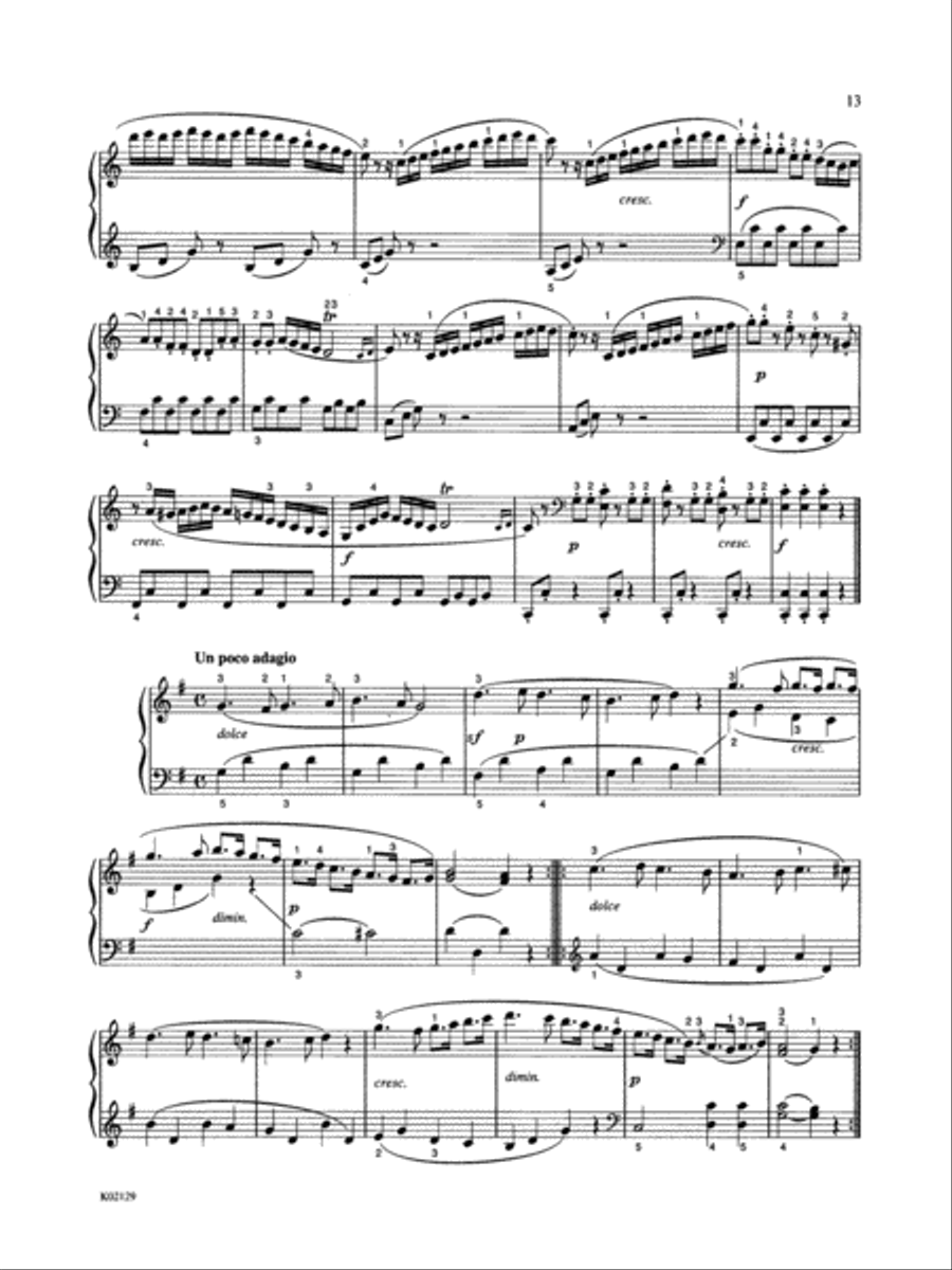 Clementi: Six Sonatinas, Op. 36, No. 3 Piano Solo scores gallery preview page 3