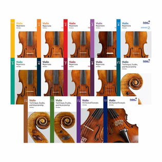 Book cover for Violin Series, 2021 Edition Complete Set