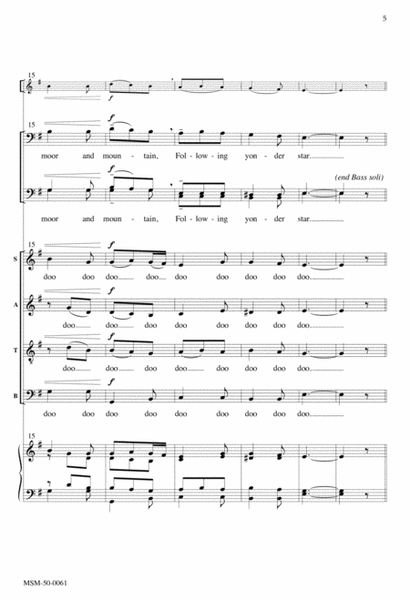 We Three Kings (Downloadable Choral Score)