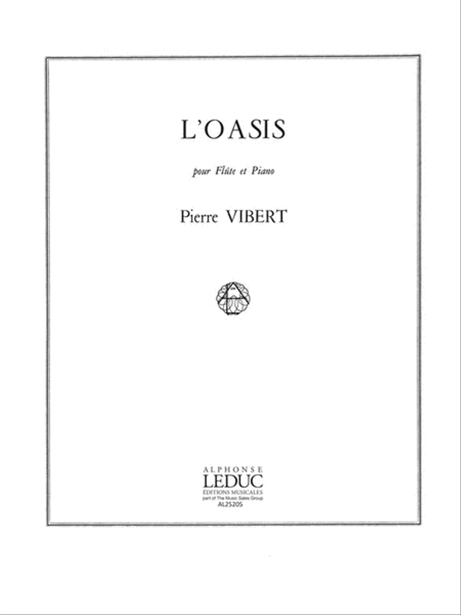 L'oasis (flute & Piano) Flute Solo scores gallery preview page 1