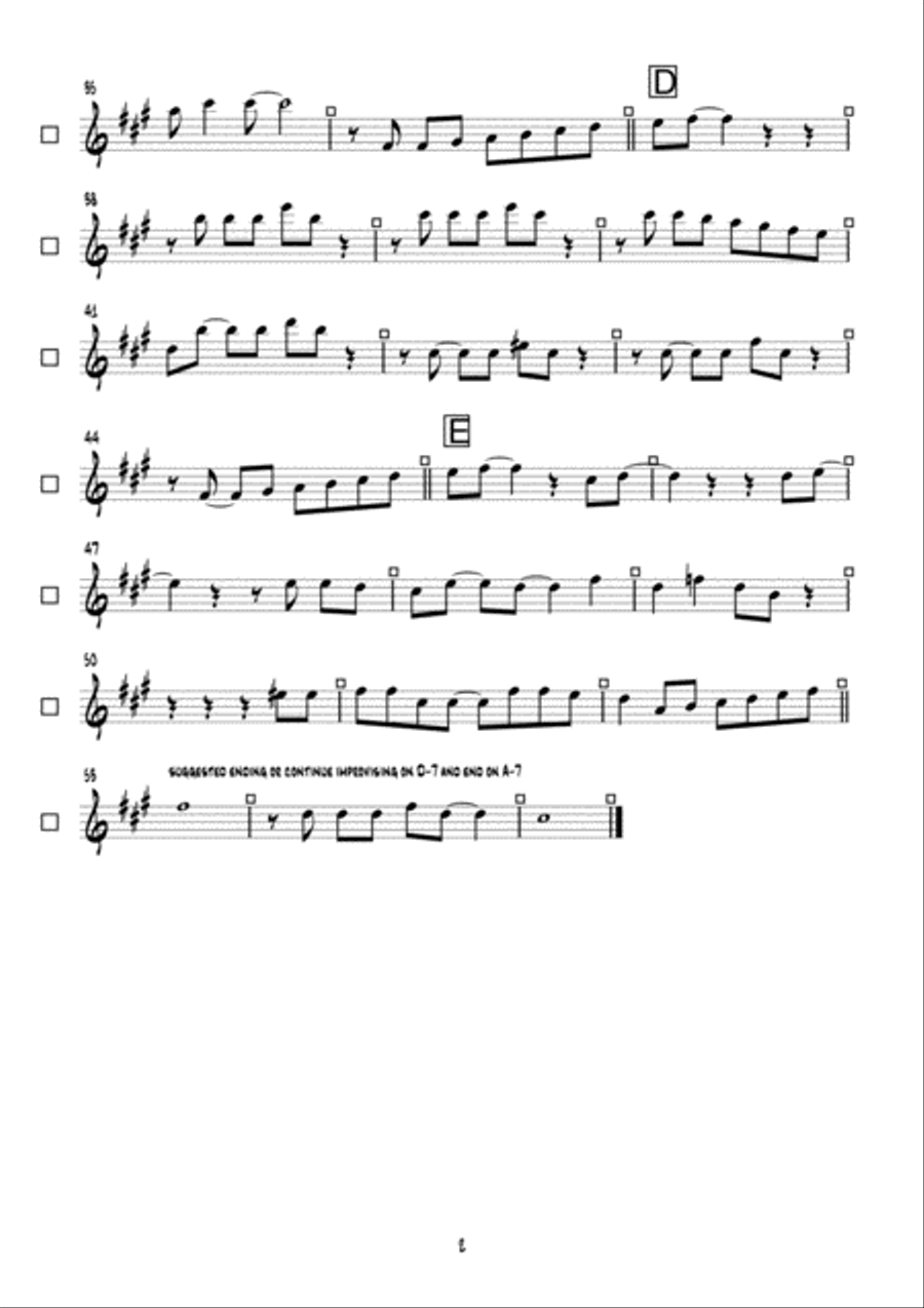 we are a swing band - little jazz piece with parts for brass added Jazz Ensemble scores gallery preview page 4