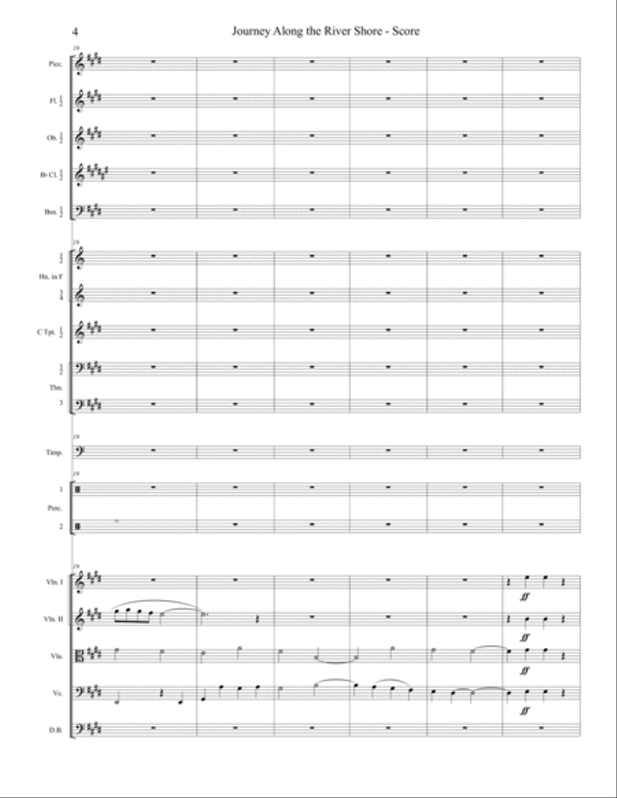 Journey Along the River Shore (score) Full Orchestra scores gallery preview page 6