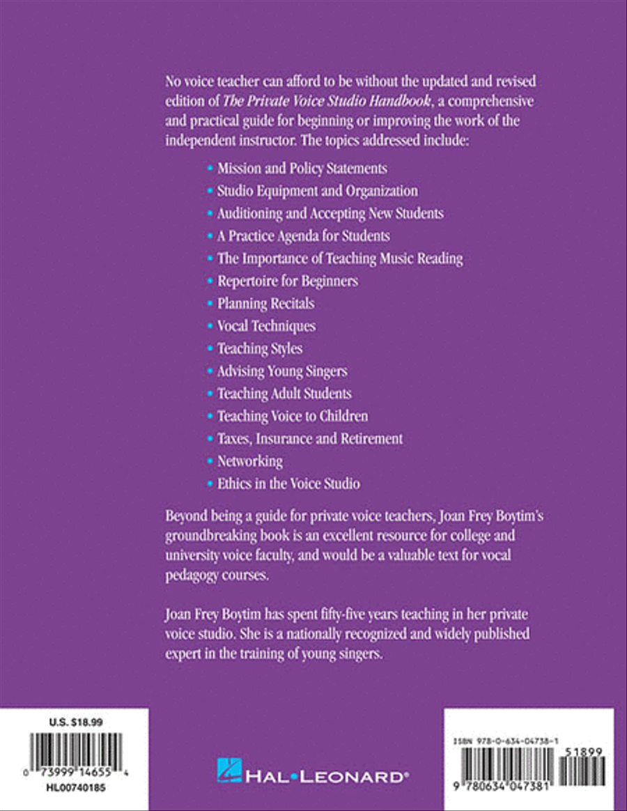 The Private Voice Studio Handbook – Revised Edition Voice scores gallery preview page 2